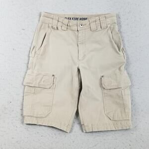 Duluth Trading Flex Fire Hose Cargo Shorts Mens 32 Relaxed Fit Utility Work
